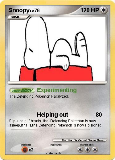 Pokemon Snoopy
