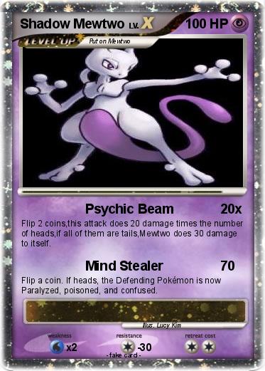 Pokemon Shadow Mewtwo