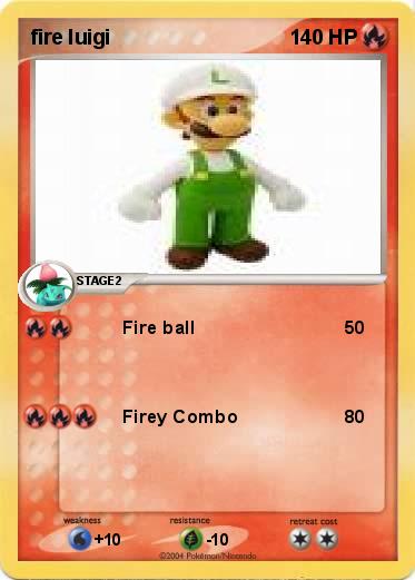 Pokemon fire luigi