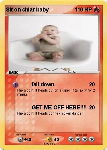 Pokemon Sit on chiar baby