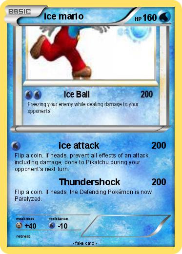 Pokemon ice mario
