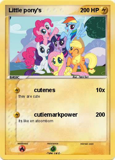 Pokemon Little pony's