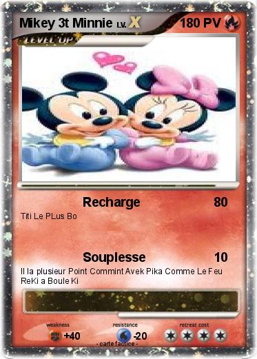 Pokemon Mikey 3t Minnie