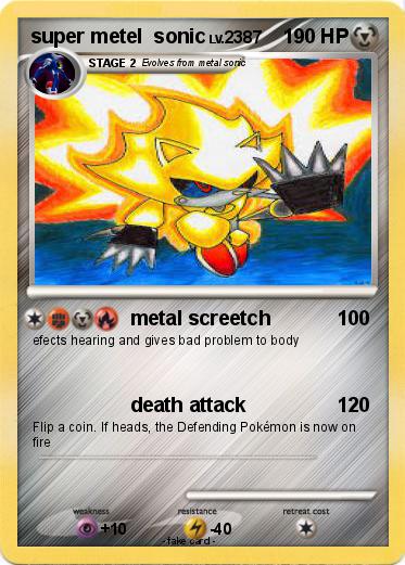 Pokemon super metel  sonic