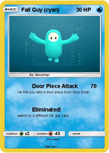 Pokemon Fall Guy (cyan)