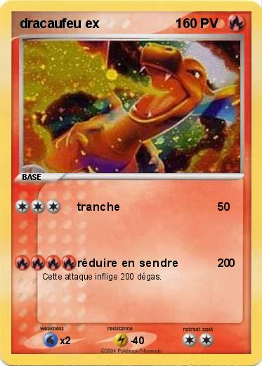 Pokemon dracaufeu ex                     1