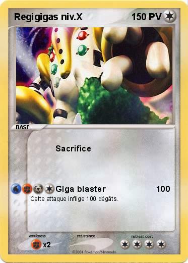 Pokemon Regigigas niv.X
