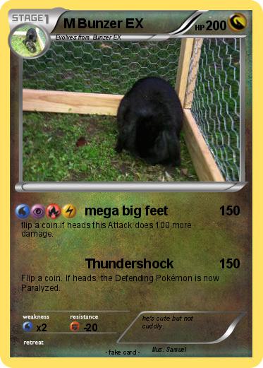 Pokemon M Bunzer EX