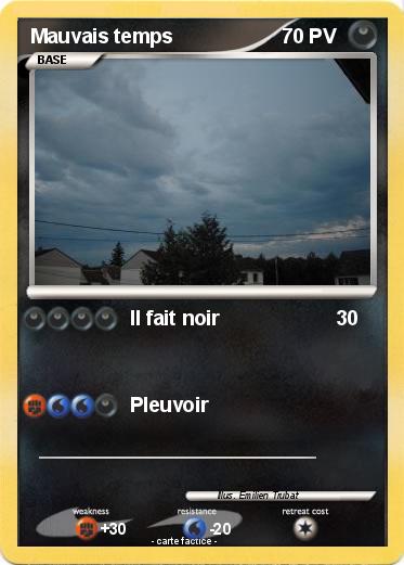 Pokemon Mauvais temps