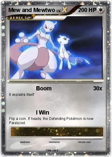 Pokemon Mew and Mewtwo