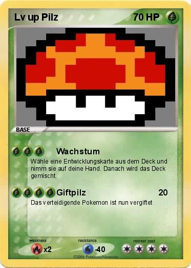 Pokemon Lv up Pilz