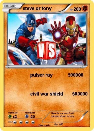 Pokemon steve or tony