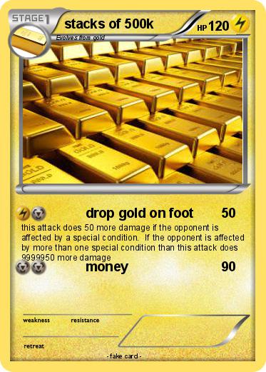 Pokemon stacks of 500k