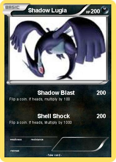 Pokemon Shadow Lugia