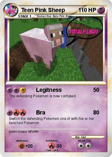 Pokemon Teen Pink Sheep