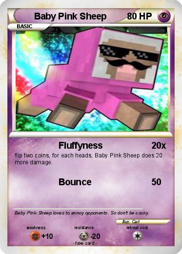 Pokemon Baby Pink Sheep
