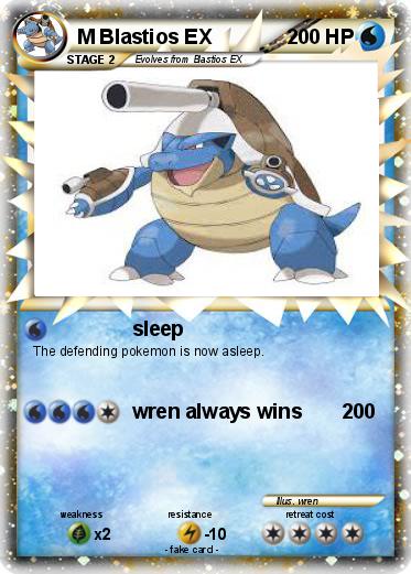 Pokemon M Blastios EX