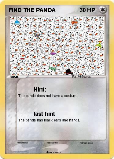 Pokemon FIND THE PANDA