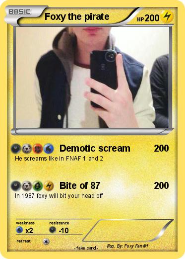 Pokemon Foxy the pirate