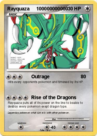 Pokemon Rayquaza     100000000000