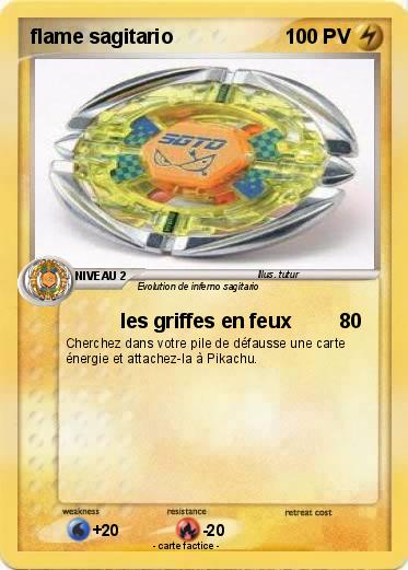 Pokemon flame sagitario