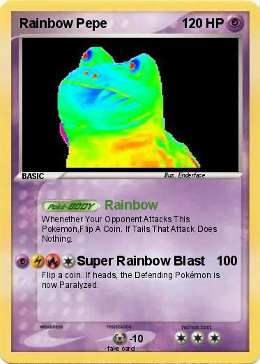 Pokemon Rainbow Pepe