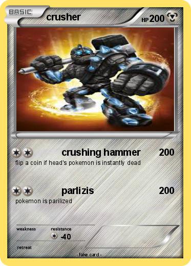 Pokemon crusher