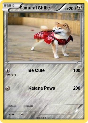 Pokemon Samurai Shibe