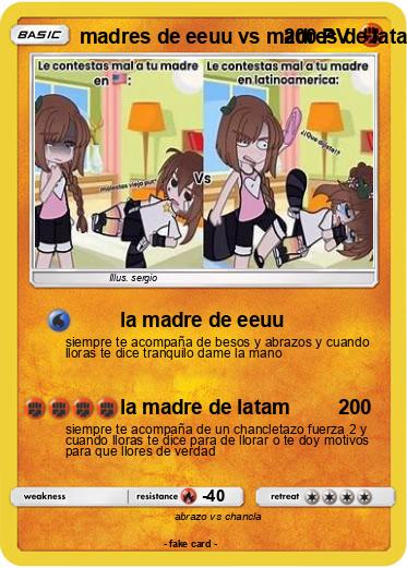 Pokemon madres de eeuu vs madres de latam
