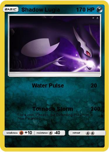 Pokemon Shadow Lugia