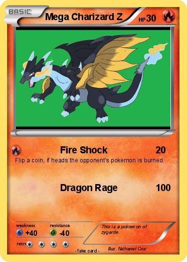 Pokemon Mega Charizard Z