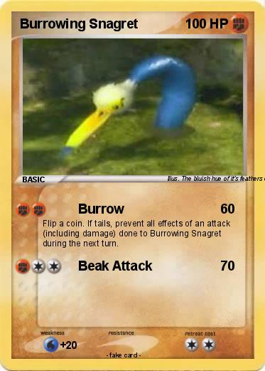 Pokemon Burrowing Snagret