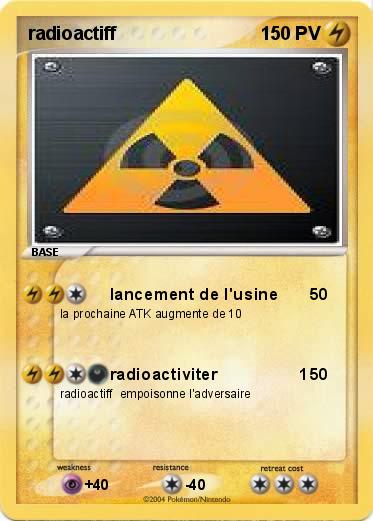 Pokemon radioactiff