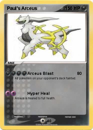 Pokemon Paul's Arceus