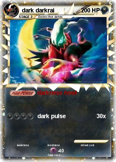 Pokemon dark darkrai