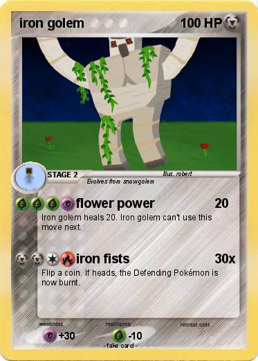 Pokemon iron golem