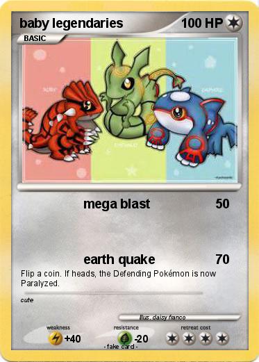 Pokemon baby legendaries