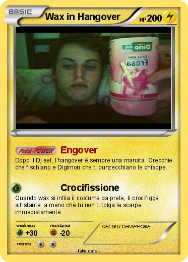 Pokemon Wax in Hangover