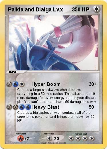 Pokemon Palkia and Dialga Lv.x      3