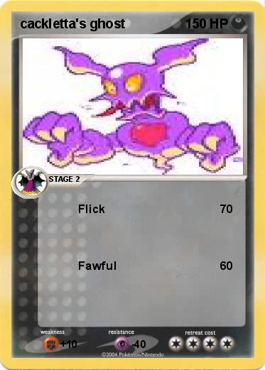 Pokemon cackletta's ghost
