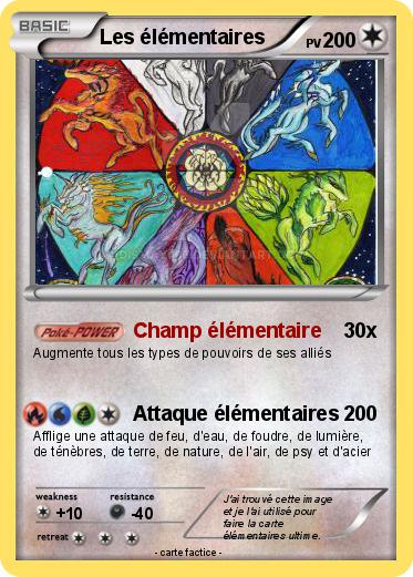 Pokemon Les élémentaires