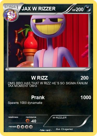 Pokemon JAX W RIZZER