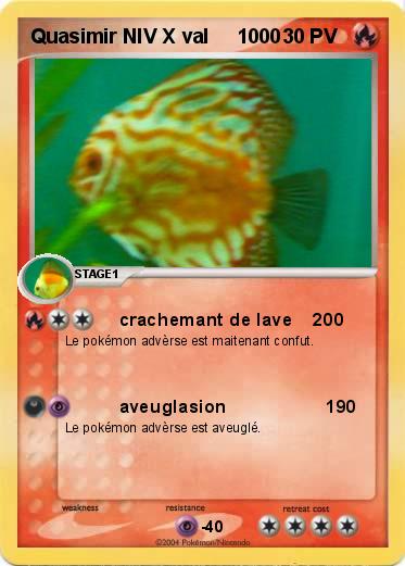 Pokemon Quasimir NIV X val     1000