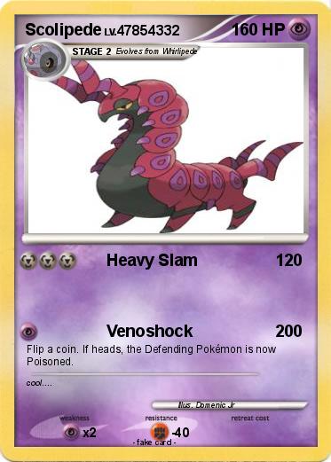 Pokemon Scolipede