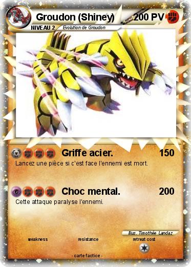 Pokemon Groudon (Shiney)