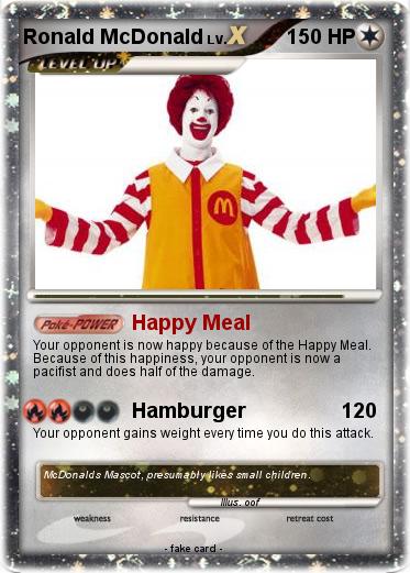 Pokemon Ronald McDonald