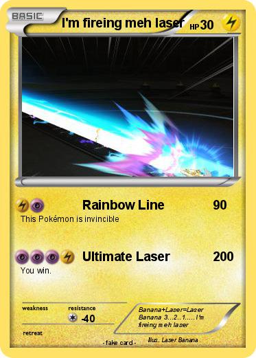 Pokemon I'm fireing meh laser