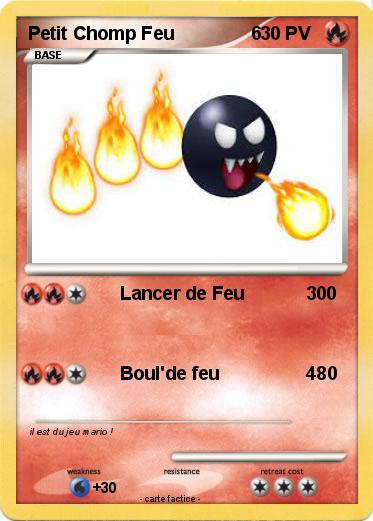 Pokemon Petit Chomp Feu               6