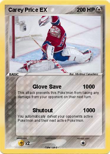 Pokemon Carey Price EX