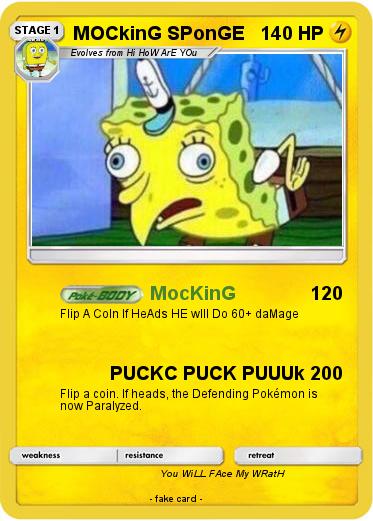 Pokemon MOCkinG SPonGE